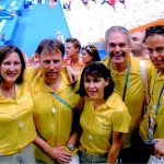 Australian Team Physiotherapists at the Closing Ceremony Athens