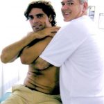Ross Smith Treats Mark Philipousis Athens Olympic Games 2004